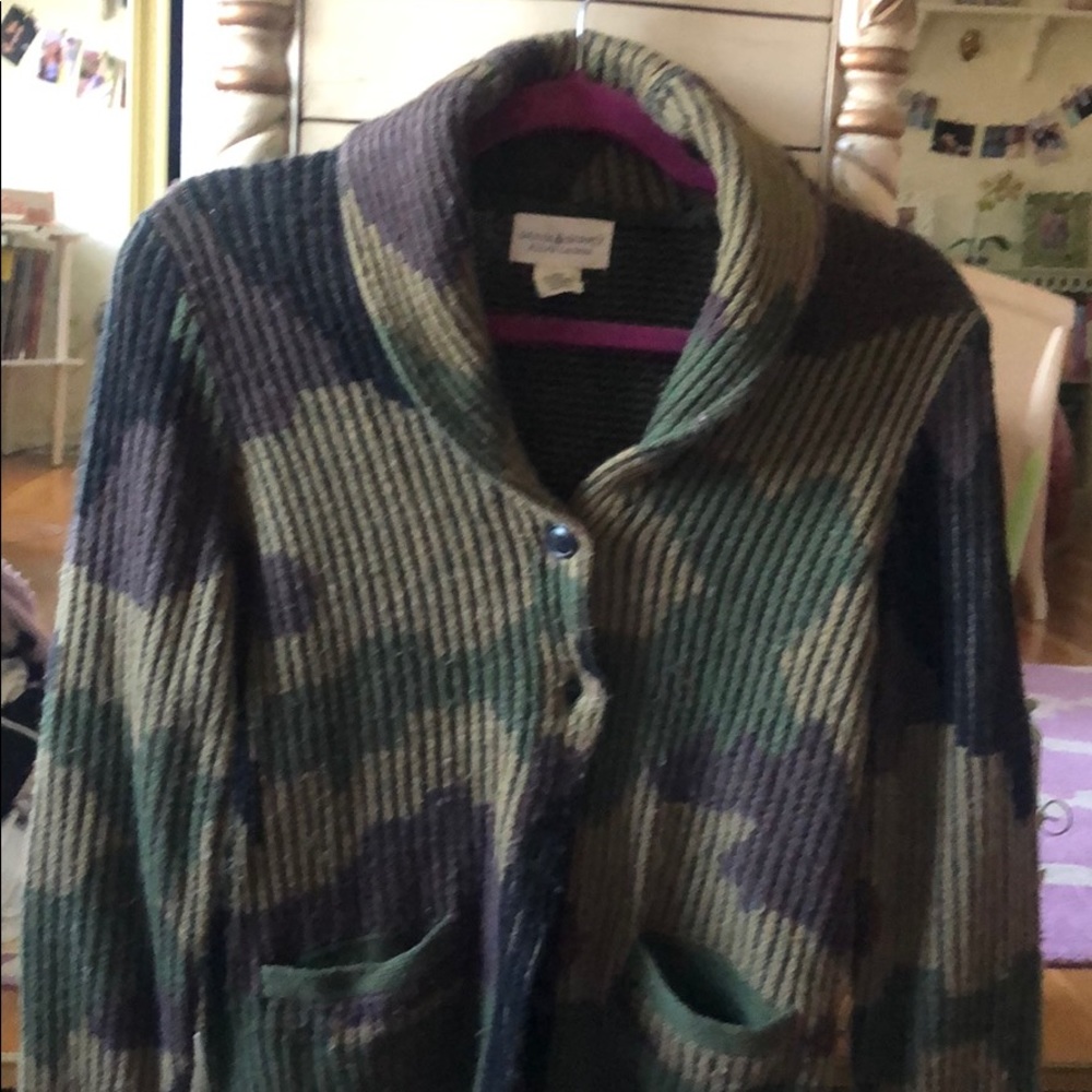 Denim and Supply camo cardigan